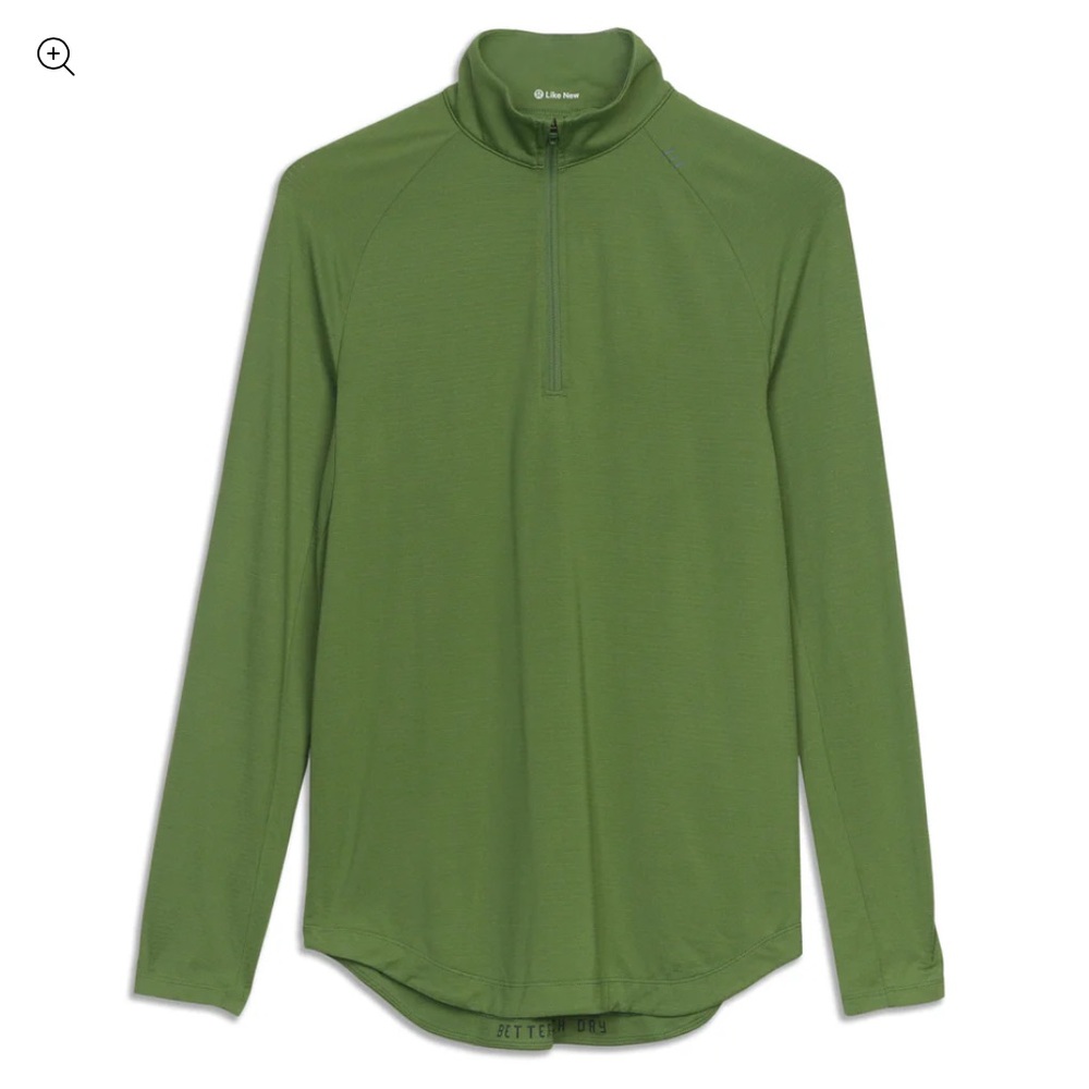 Lululemon Drysense Training Half-Zip - size medium